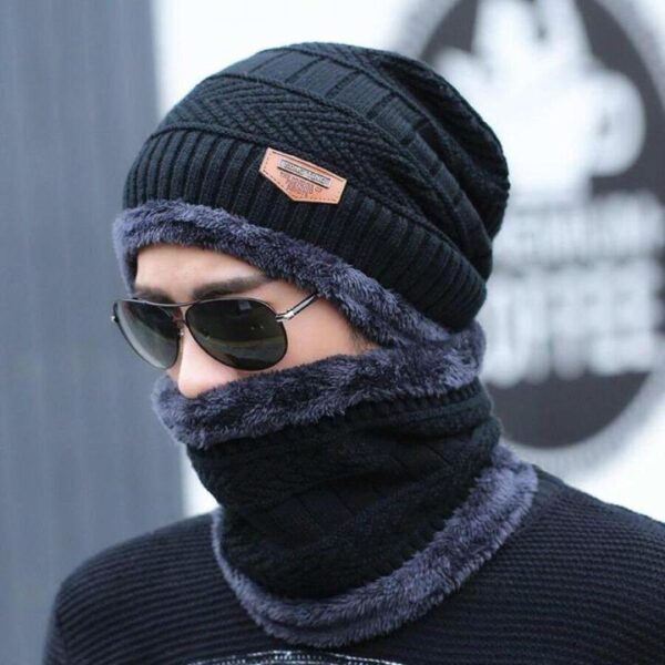 Winter Beanies Balaclava Knit Neck Warmer Hats