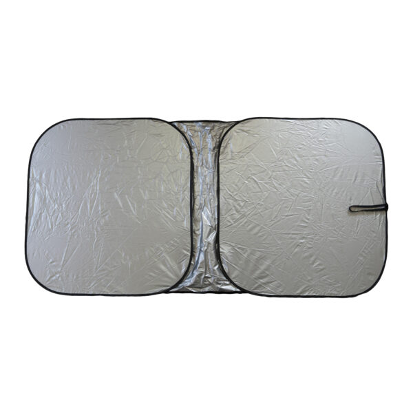 High Quality Silver-Coated Polyester Car Sunshade Foldable Front Windshield Sunshield for Cars